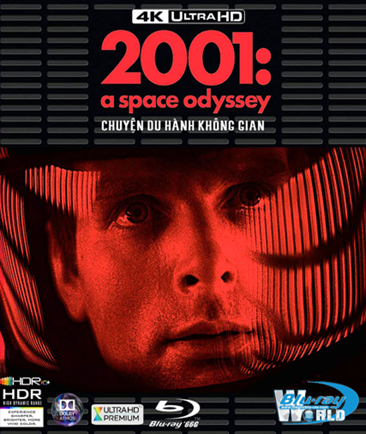 4KUHD-843. 2001 A Space Odyssey - Chuyến Du Hành Không Gian 4K66G (DOLBY VISION - DTS-HD MA 5.1) USA